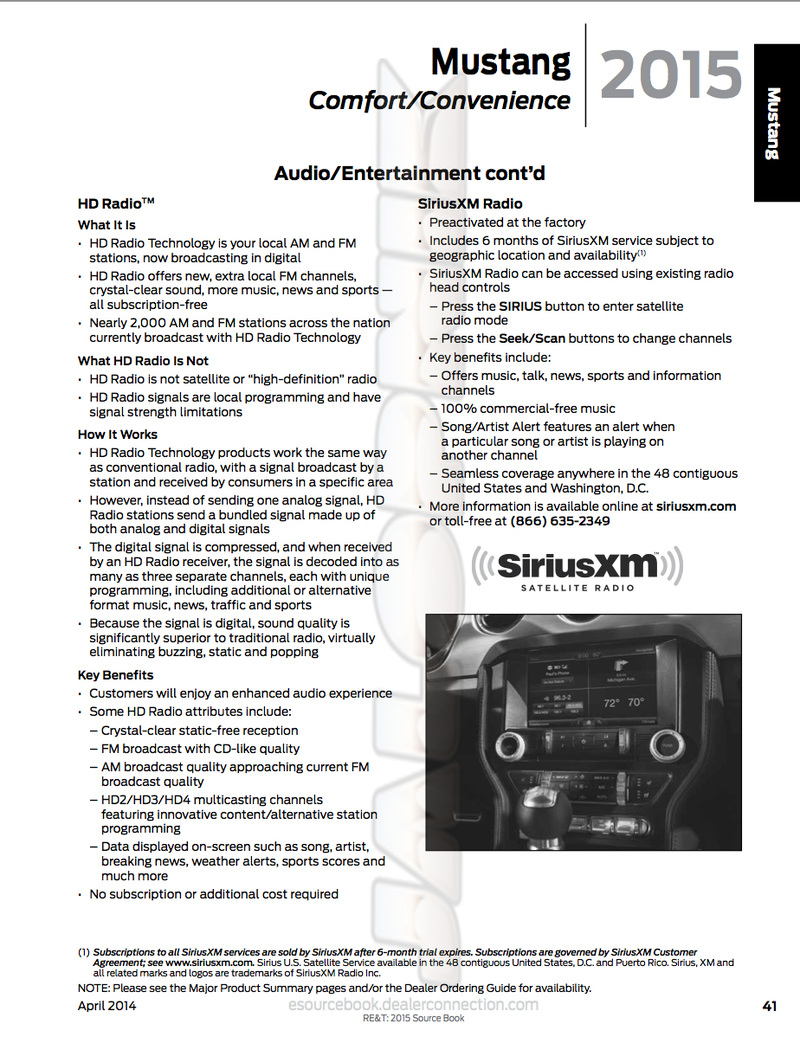 Illustration for article titled This Is The Entire Dealer Guide To The 2015 Mustang